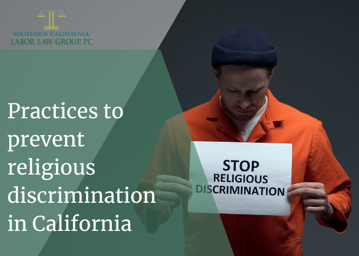 What are the techniques to prevent religious discrimination in CA?
